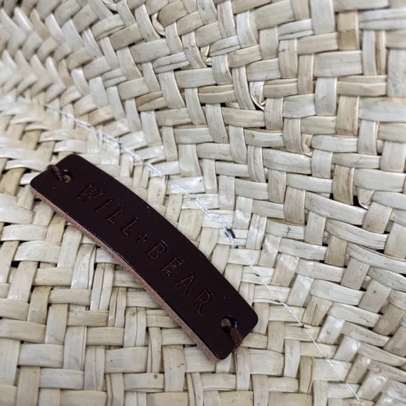 Will+Bear Rider Palm Straw Desert Sun Hat (Bone) *NWT* - Picture 9 of 13